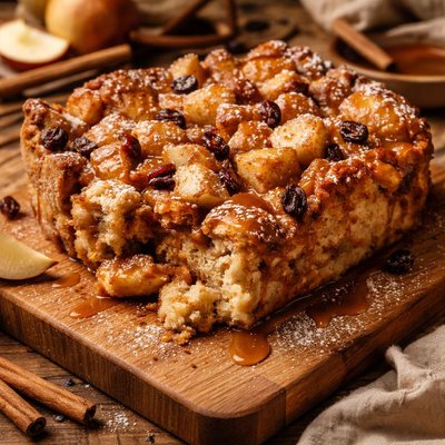 Image of Crock Pot Applesauce Bread Pudding