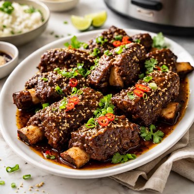Image of Crock Pot Asian Inspired Beef Ribs