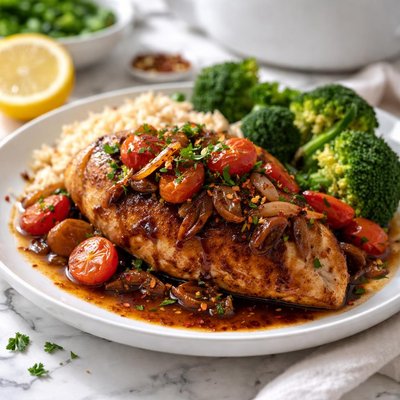 Image of Crock Pot Balsamic Chicken Good for Weight Watchers