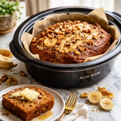 Image of Crock Pot Banana Bread