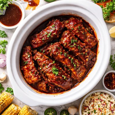 Image of Crock Pot Barbecue Country Ribs