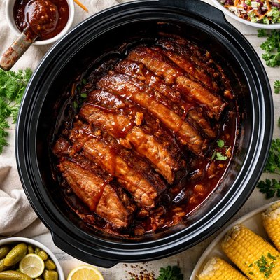 Image of Crock Pot Barbecued Beef Brisket