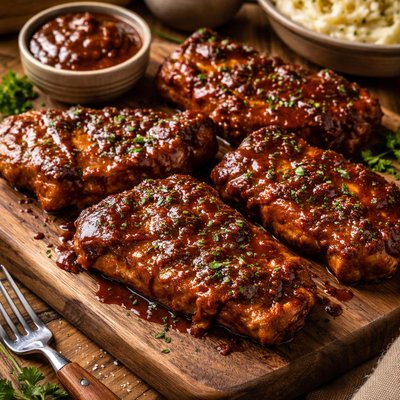Image of Crock Pot Bbq Pork Chops