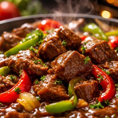 Image of Crock Pot Beef and Peppers