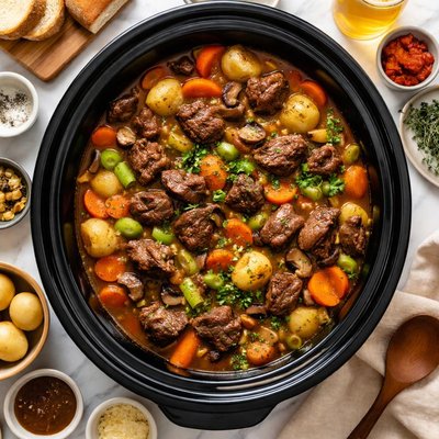 Image of Crock Pot Beef Beer Stew