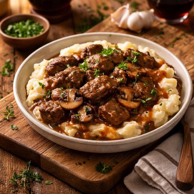Image of Crock Pot Beef Marsala