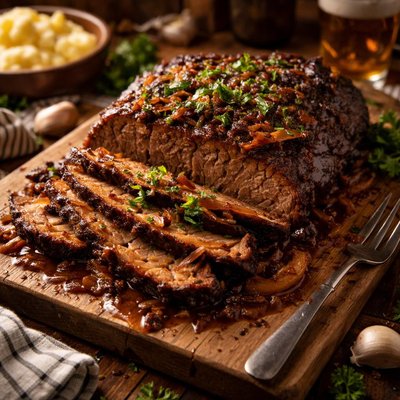 Image of Crock Pot Beef N Beer Brisket