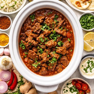 Image of Crock Pot Beef Rogan Josh
