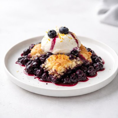 Image of Crock Pot Blueberry Cobbler