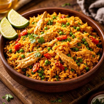 Image of Crock Pot Brazilian Saffron Chicken and Rice