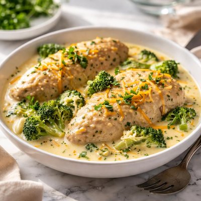Image of Crock Pot Broccoli Cheese Chicken