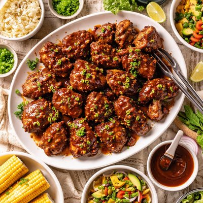 Image of Crock Pot Button Bone Bbq Pork