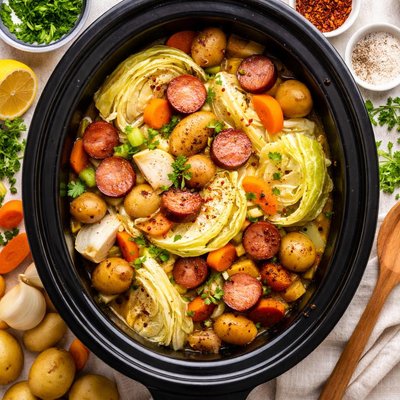 Image of Crock Pot Cabbage Dinner