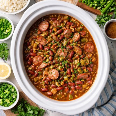 Image of Crock Pot Cajun Beans