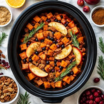 Image of Crock Pot Candied Sweet Potatoes W Apples