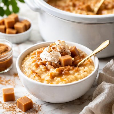 Image of Crock Pot Caramel Rice Pudding