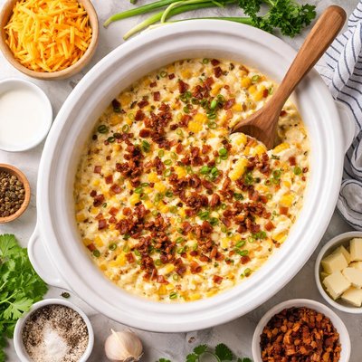 Image of Crock Pot Cheesy Creamed Corn