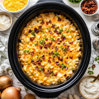Image of Crock Pot Cheesy Hash Browns