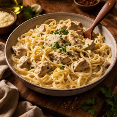 Image of Crock Pot Chicken Alfredo