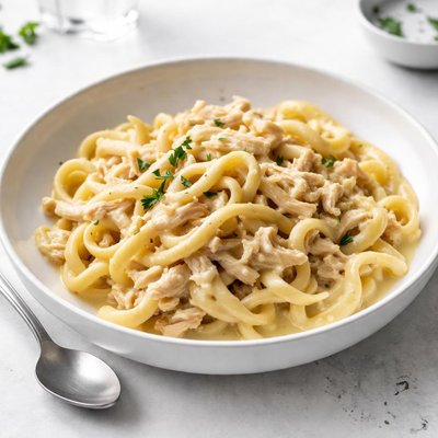 Image of Crock Pot Chicken and Noodles
