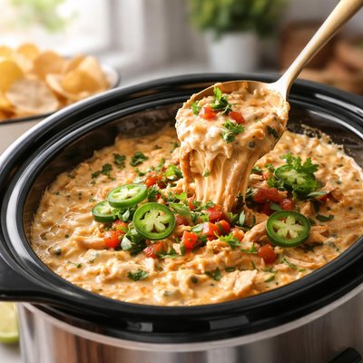 Image of Crock Pot Chicken Cheese Dip