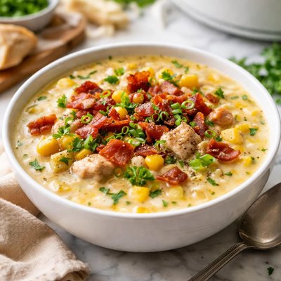 Image of Crock Pot Chicken Corn Chowder