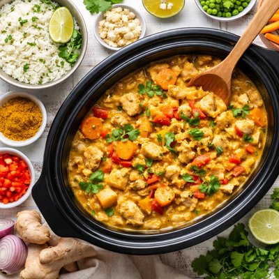 Image of Crock Pot Chicken Curry Surprise
