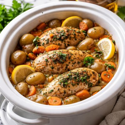 Image of Crock Pot Chicken Dinner