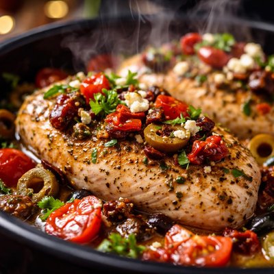 Image of Crock Pot Chicken Mediterranean