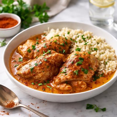 Image of Crock Pot Chicken Paprika Low Carb