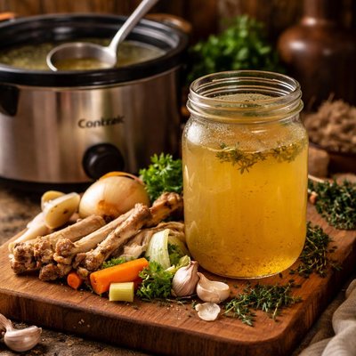 Image of Crock Pot Chicken Stock