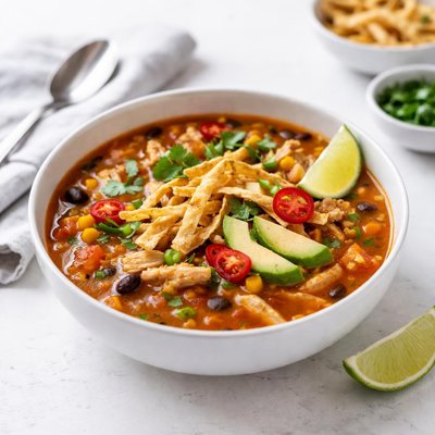 Image of Crock Pot Chicken Tortilla Soup