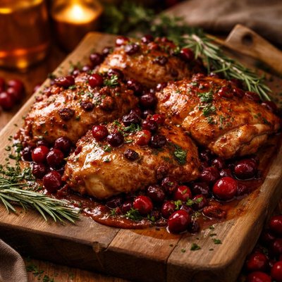 Image of Crock Pot Chicken with Cranberries