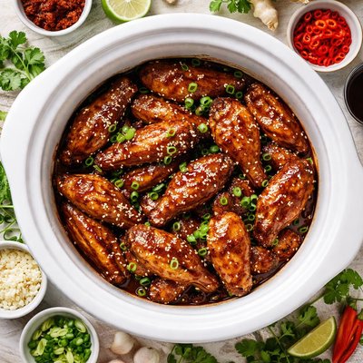 Image of Crock Pot Chinese Chicken Wings