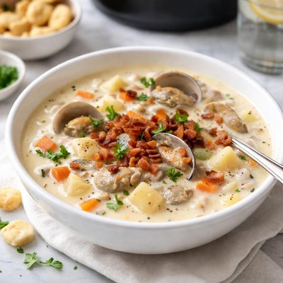 Image of Crock Pot Clam Chowder