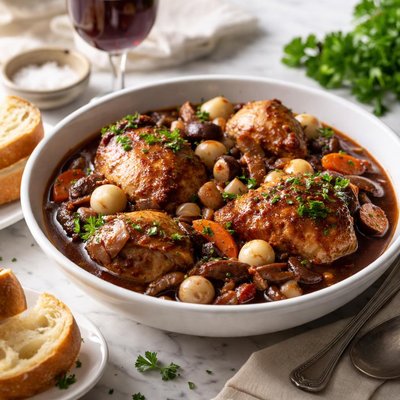 Image of Crock Pot Coq Au Vin