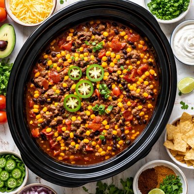 Image of Crock Pot Corny Chili