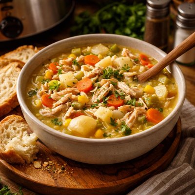 Image of Crock Pot Country Chicken Soup