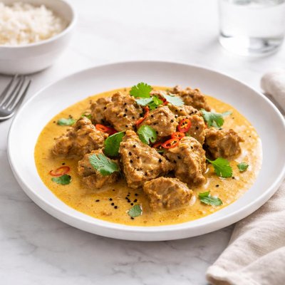 Image of Crock Pot Creamy Beef Curry
