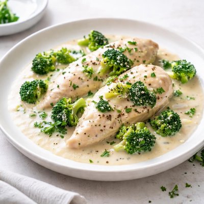 Image of Crock Pot Creamy Broccoli Chicken