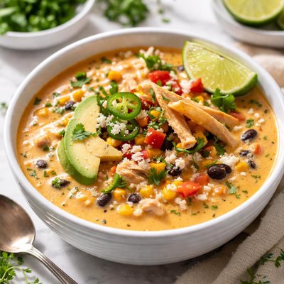 Image of Crock Pot Creamy Enchilada Chowder