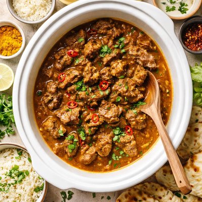 Image of Crock Pot Curried Beef