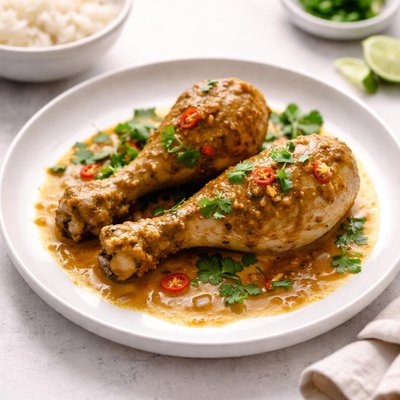 Image of Crock Pot Curried Chicken Legs