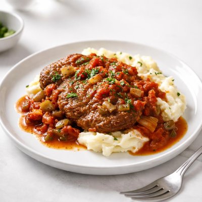 Image of Crock Pot Deviled Swiss Steak