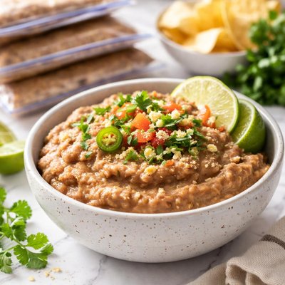 Image of Crock Pot Fat Free Refried Beans for the Freezer Oamc