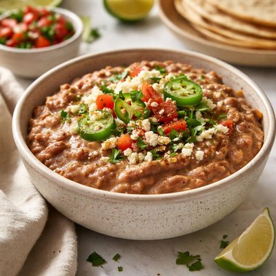Image of Crock Pot Frijoles Refritos Refried Beans