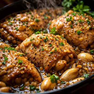 Image of Crock Pot Garlic Garlic Garlic Chicken