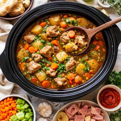 Image of Crock Pot Hearty Pork Stew