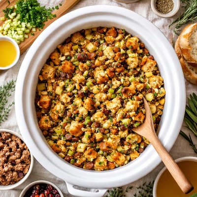 Image of Crock Pot Holiday Dressing