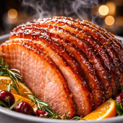 Image of Crock Pot Honey Glazed Ham